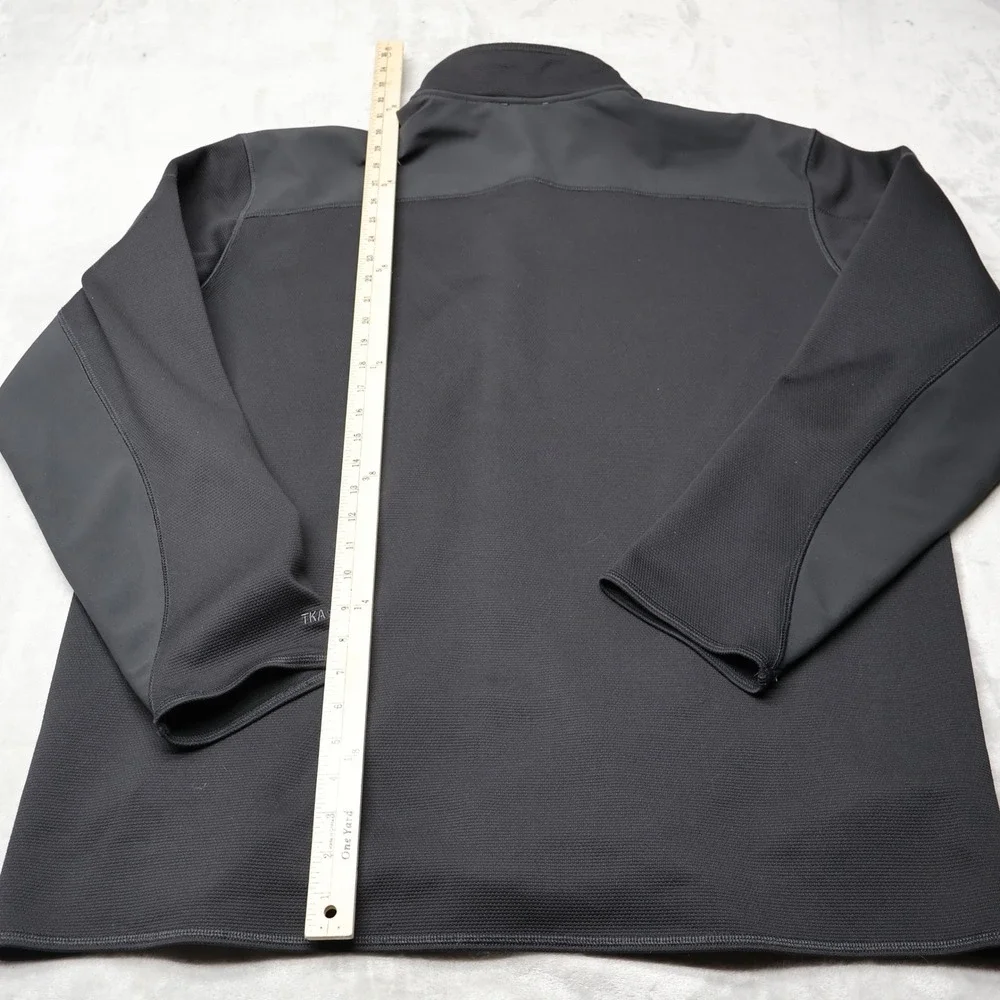 The North Face Fleece Jacket Mens XXL Grey TKA Stealth Full Zip Performance Top